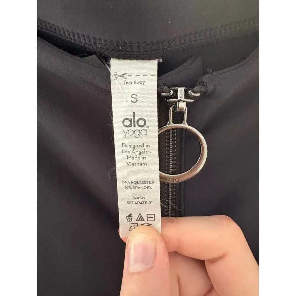 Alo Yoga Front Zip Leggings Size S